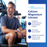 Cápsulas de Calcium Magnesium Citrate de Pure Encapsulations, absorción mejorada para el día a día.