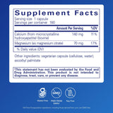 Pure Encapsulations Calcium MCHA con Magnesio: cápsulas para mantenimiento diario de la densidad ósea.