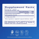 Pure Encapsulations Calcium MCHA, cápsulas hipoalergénicas para ingesta limpia