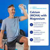 Pure Encapsulations Calcium MCHA con Magnesio: botella de 180 cápsulas para apoyo cardiovascular.