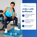 Etiqueta de Pure Encapsulations CalPlus Ipriflavon con información clara de ingredientes.