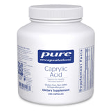 Pure Encapsulations Caprylic Acid: cápsulas para apoyar la salud intestinal y equilibrio.