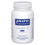 Pure Encapsulations Collagen JS, botella frontal, mejora la elasticidad de la piel