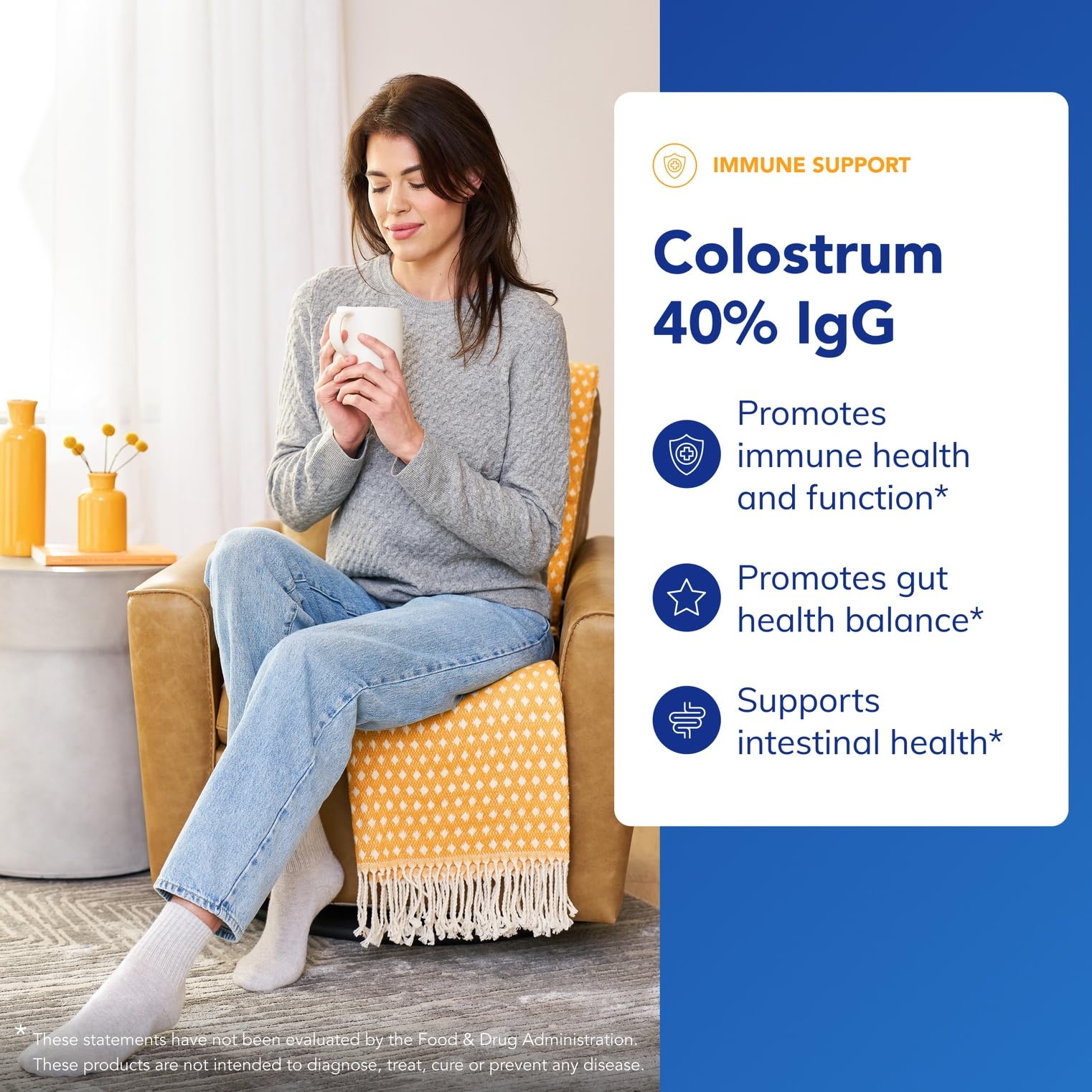 Pure Encapsulations Colostrum, etiqueta detallada de ingredientes