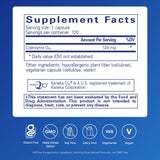 Botella de Pure Encapsulations CoQ10 120 mg, visualización lateral para contexto de uso