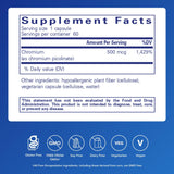 Cápsulas de Chromium Picolinato de Pure Encapsulations para uso diario.