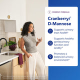 Botella de Pure Encapsulations Cranberry D-Mannose lista para uso diario.