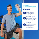 Creatina Pure Encapsulations: mezcla en agua lista para entrenar