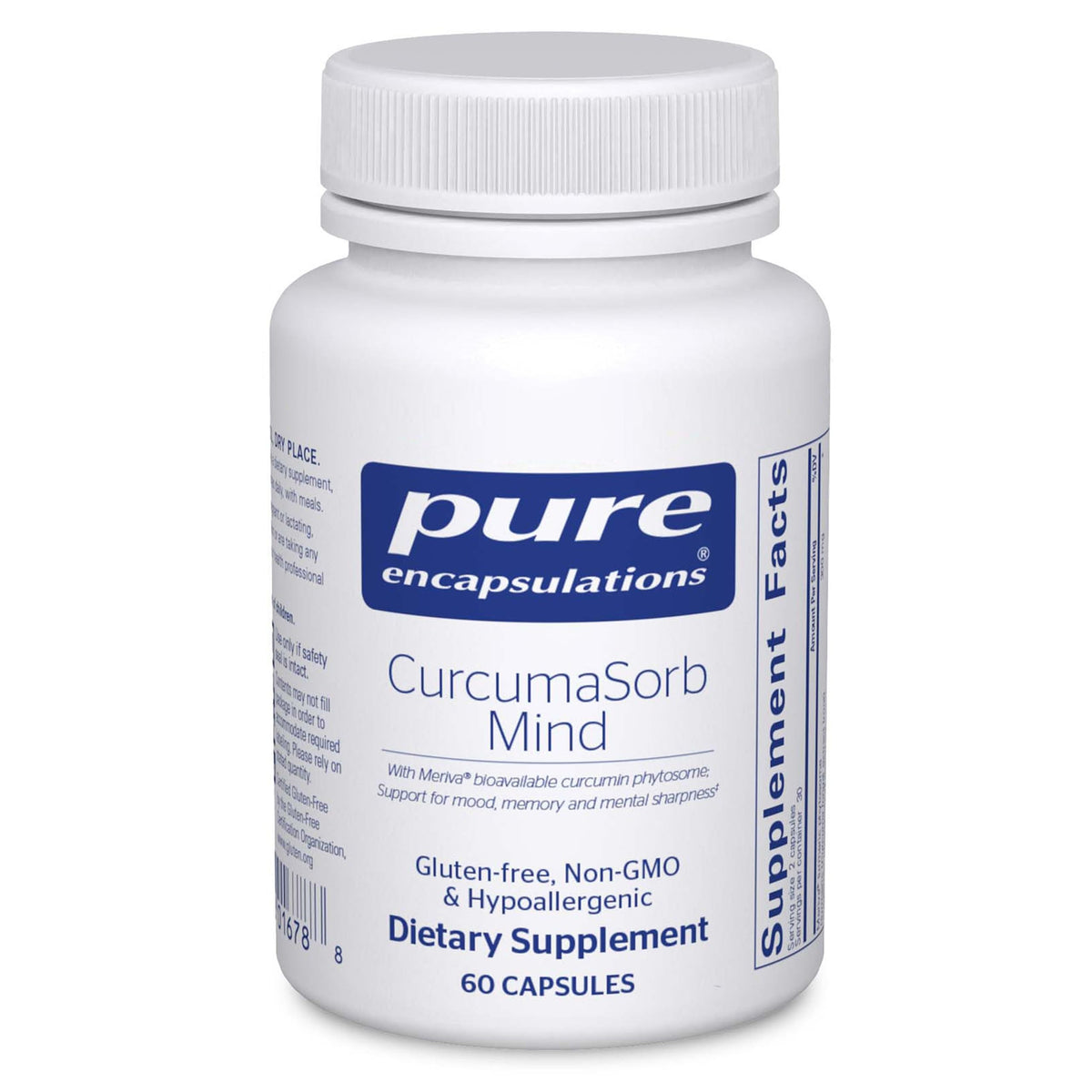 Pure Encapsulations CurcumaSorb Mind: cápsulas para apoyar la memoria y la claridad mental