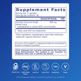 Pure Encapsulations Curcumin 500mg cápsulas: dosis diaria para bienestar general.