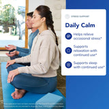 Daily Calm: envase mostrado para uso diario de bienestar y relajación.