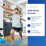 Pure Encapsulations Daily Stress Formula, cápsulas, opción de suplementación para bienestar mental.
