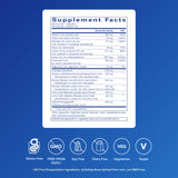 Pure Encapsulations Daily Stress Formula, etiqueta frontal, información clara sobre el producto.
