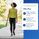 Extracto de aloe vera en DGL Plus para bienestar gastrointestinal.