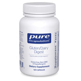 Pure Encapsulations cápsulas para digestión de gluten apoyando la digestión suave