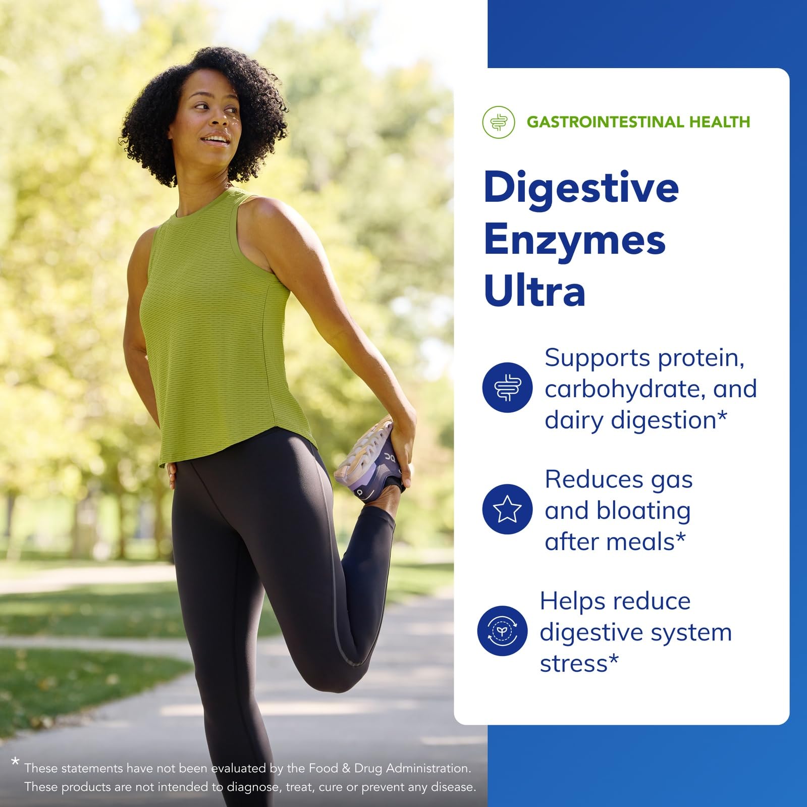 Pure Encapsulations Enzimas Digestivas Ultra, etiqueta frontal destacando la mezcla vegetal de enzimas