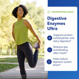 Pure Encapsulations Enzimas Digestivas Ultra, etiqueta frontal destacando la mezcla vegetal de enzimas