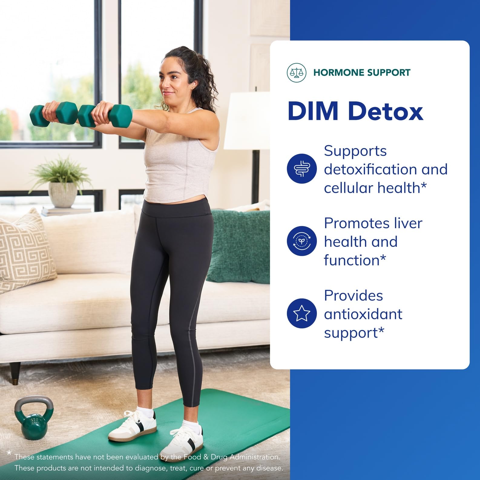DIM Detox de Pure Encapsulations, cápsulas fáciles de tragar