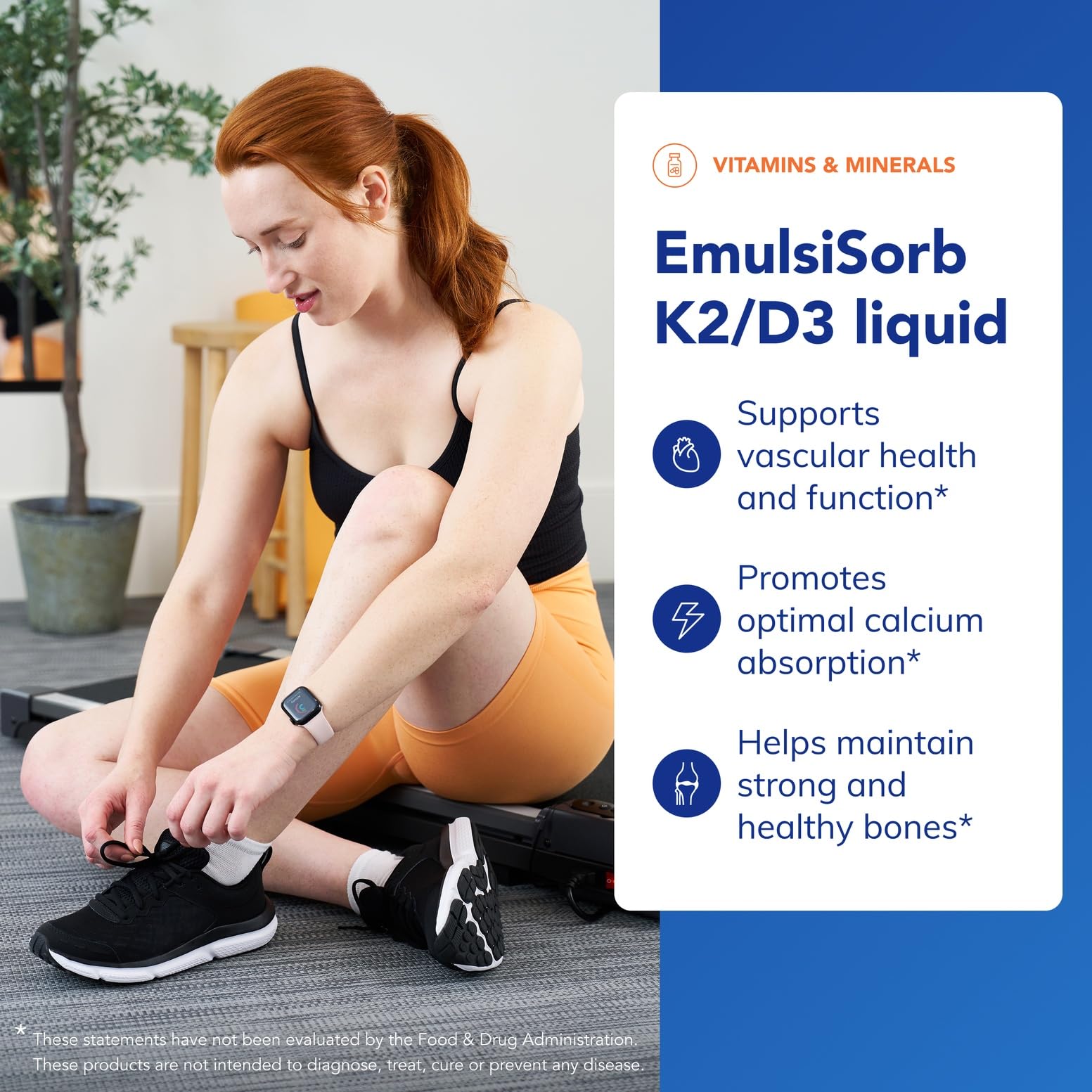 Gotero de EmulsiSorb K2/D3 para dosis precisa y cómoda