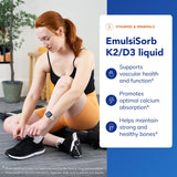 Gotero de EmulsiSorb K2/D3 para dosis precisa y cómoda