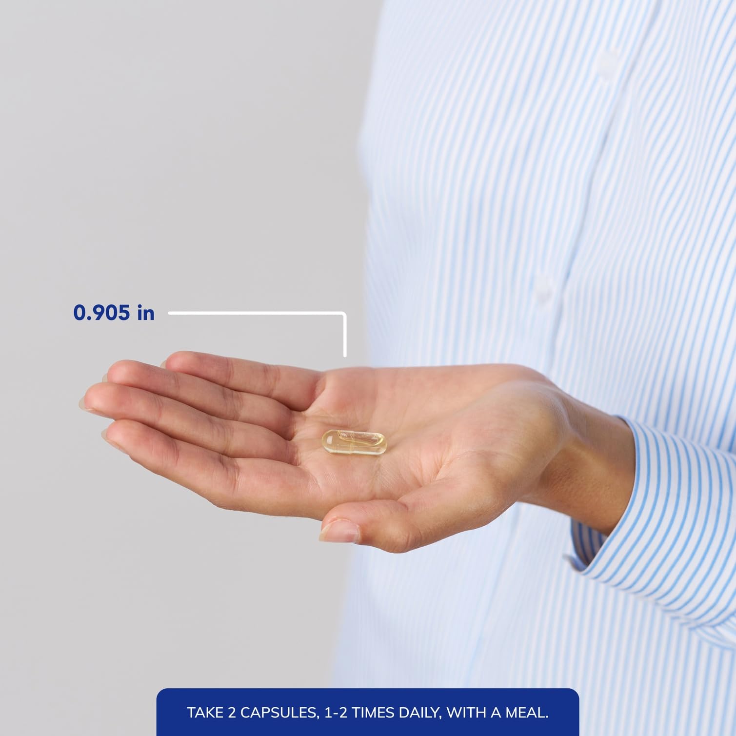 Detalle de cápsula Pure Encapsulations EPA/DHA de algas, opción vegetariana para omega-3.
