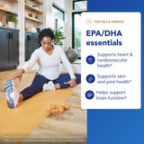 Pure Encapsulations EPA/DHA Essentials etiqueta legible y libre de alergenos