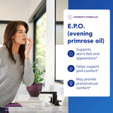Pure Encapsulations E.P.O. etiqueta con ingredientes y 9% de GLA.
