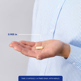 Etiqueta nutricional Pure Encapsulations con información de vitamina C y beneficios