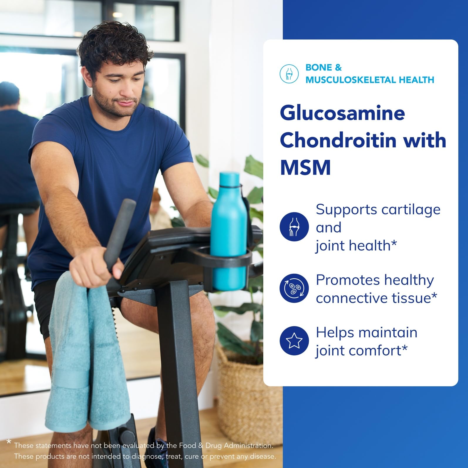 Pure Encapsulations Glucosamina con MSM: etiqueta clara para ver ingredientes y alérgenos.