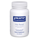 Pure Encapsulations Hist Reset: botella en primer plano para apoyo nasal y respiratorio.
