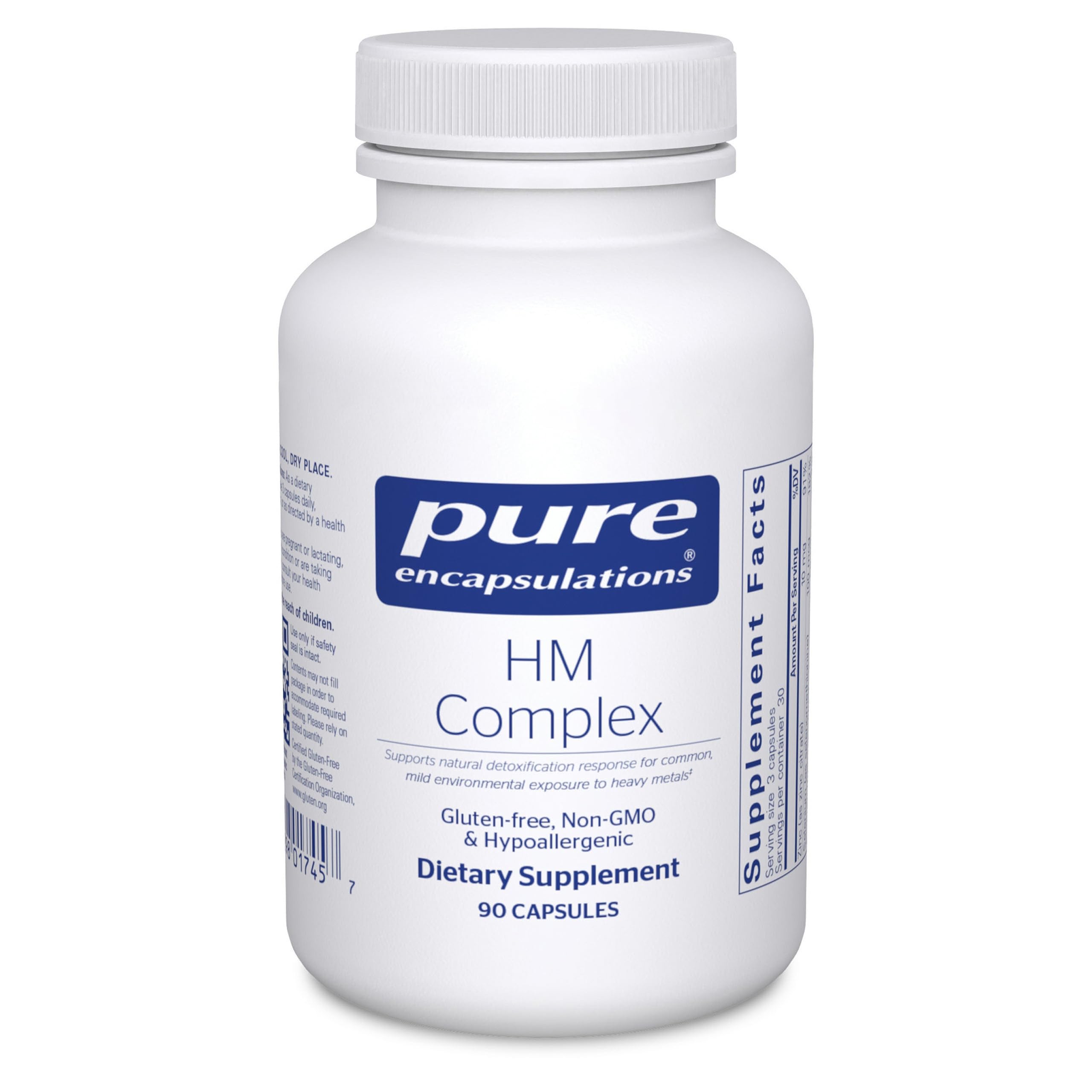 Pure Encapsulations HM Complex cápsulas suaves para apoyar funciones naturales del cuerpo