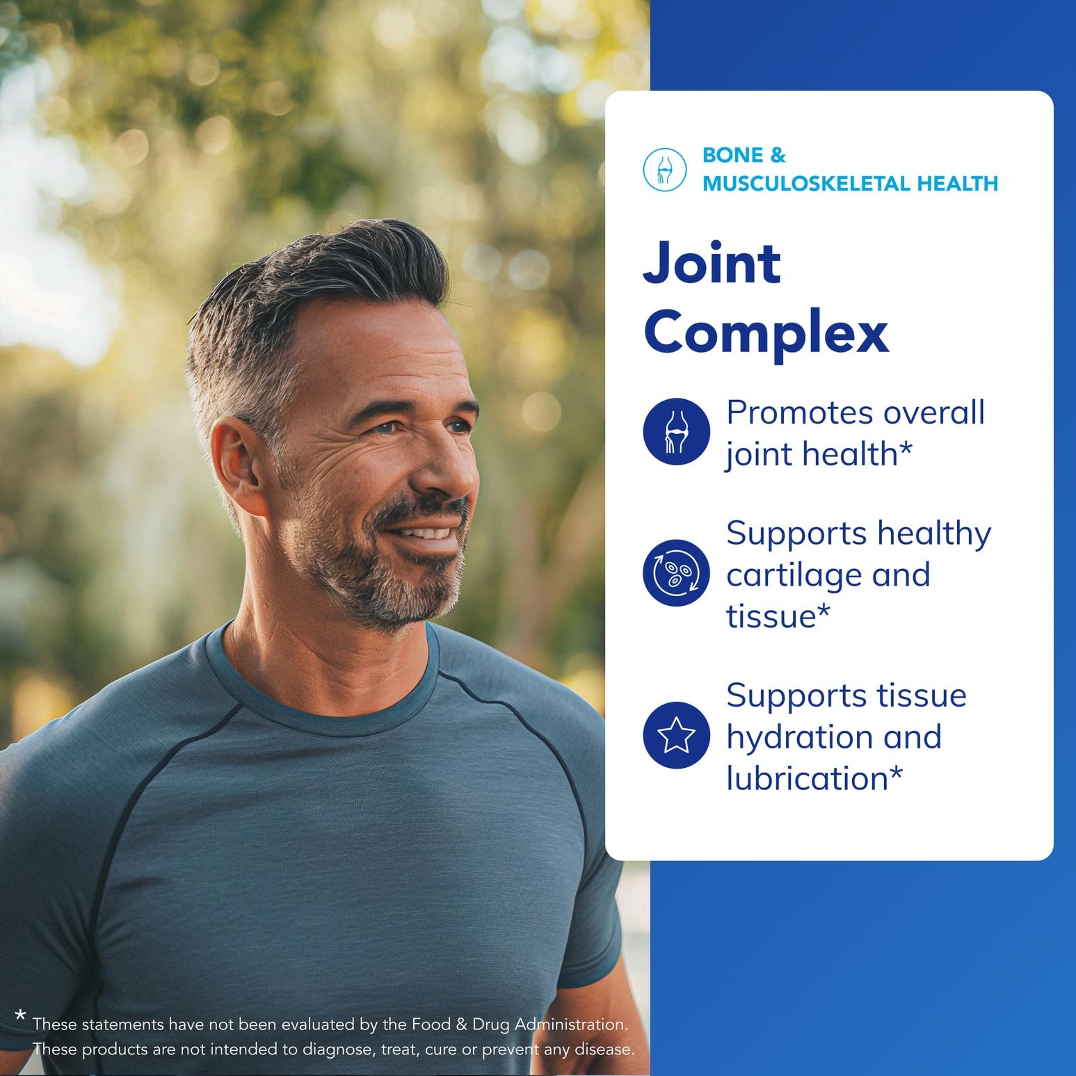 Dosis diaria de Joint Complex para conveniencia y soporte articular.