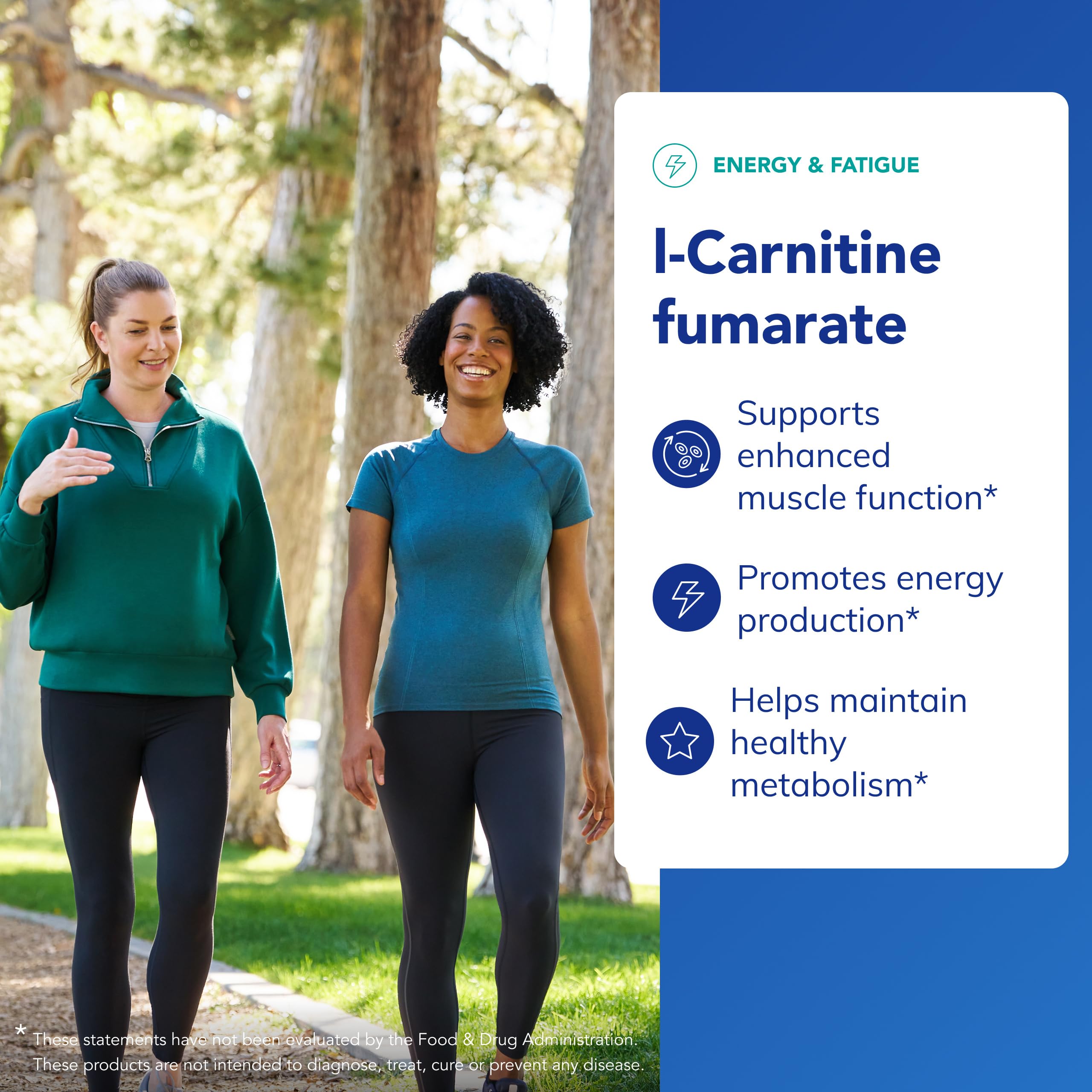 Pure Encapsulations L-Carnitina Fumarato: caja de presentación para uso diario activo