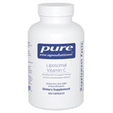 Pure Encapsulations Liposomal Vitamina C frente a la botella para uso diario