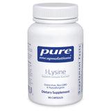 Pure Encapsulations L-Lisina: botella con cápsulas para apoyo inmune diario