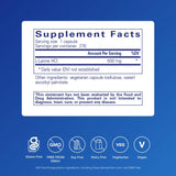 Frasco de Lisina de Pure Encapsulations con etiqueta y pureza.