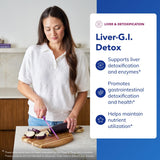 Pure Encapsulations Liver-G.I. Detox label shows key ingredients