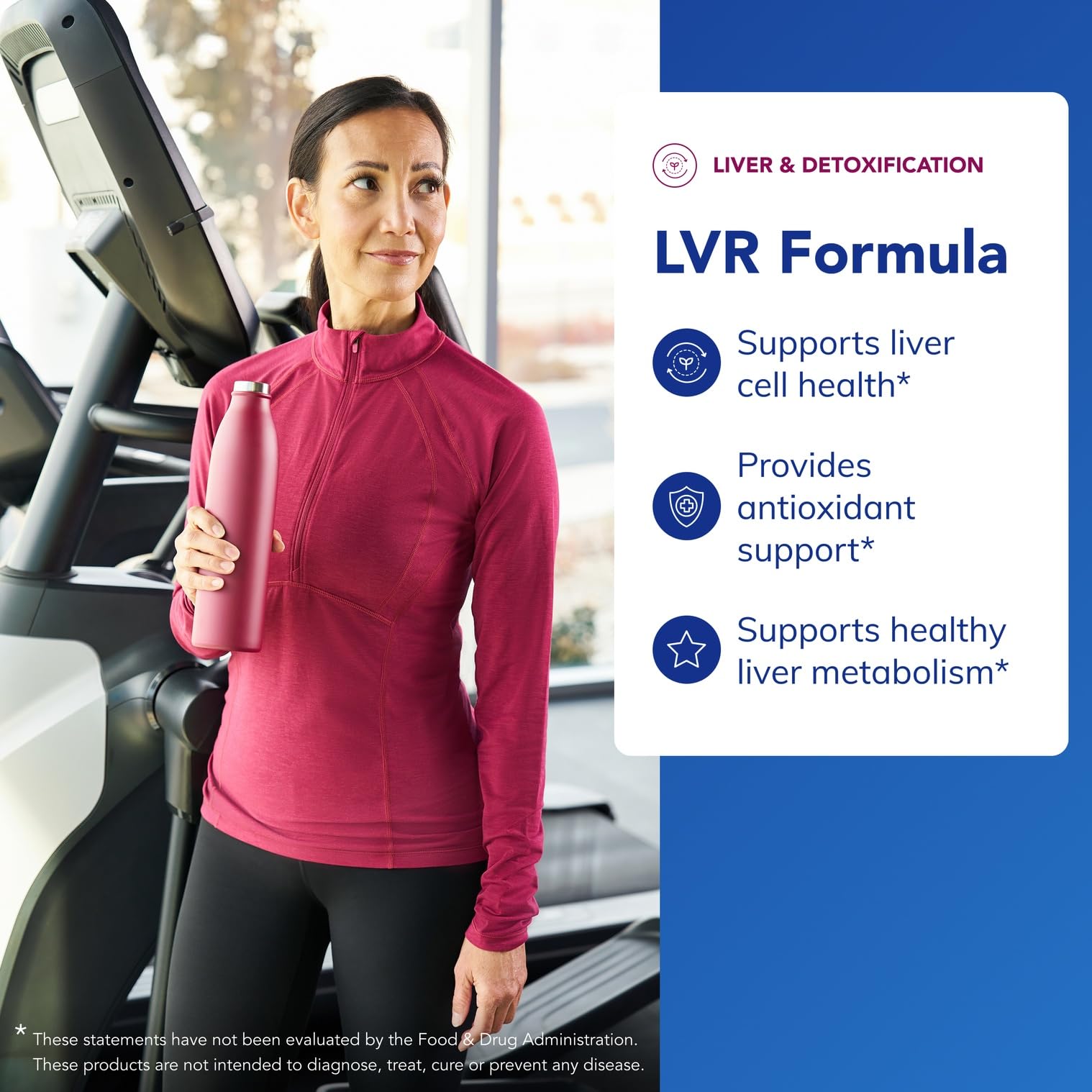 Pure Encapsulations LVR Formula - etiqueta frontal que muestra principios activos y pureza.