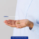 Empaque frontal de Pure Encapsulations Fórmula de Hongos facilita lectura de ingredientes.