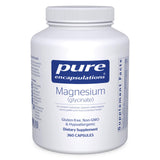 Botella de Pure Encapsulations Magnesium Glycinate para apoyo general.