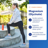 Pure Encapsulations Magnesio glicinato, cápsulas en frasco para uso diario