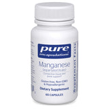 Pure Encapsulations manganeso-aspartato-citrato cápsulas: apoyo potencial para la salud ósea.