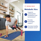Pure Encapsulations Metabolic Xtra: etiqueta visible que resalta ingredientes premium