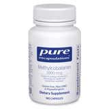 Pure Encapsulations Metilcobalamina 1000 mcg: botella para uso diario de energía
