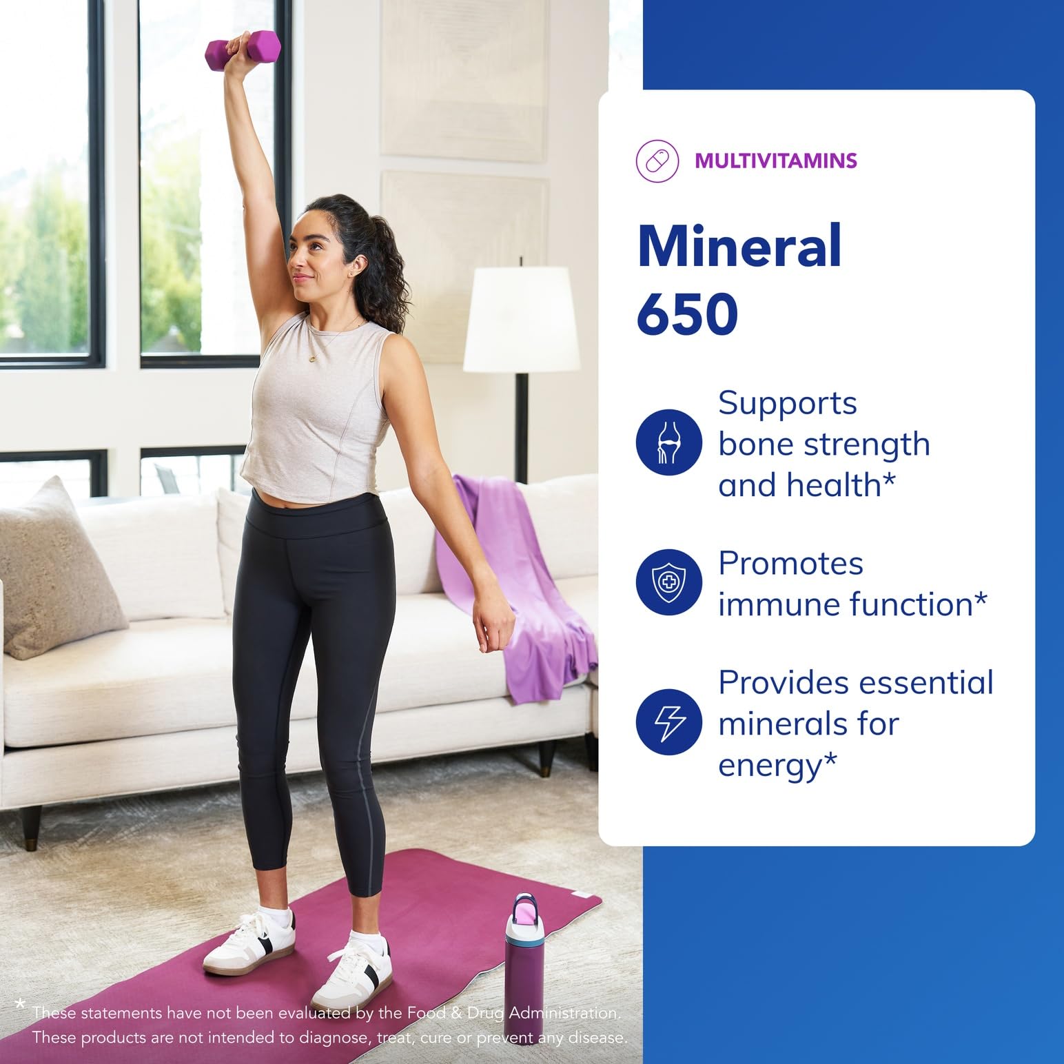 Etiqueta frontal de Mineral 650 con información clara para una suplementación diaria.