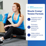 Pure Encapsulations Muscle Cramp/Tension Formula: etiqueta frontal destacando pureza y ausencia de alérgenos.