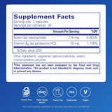 Capsulas de Pure Encapsulations Muscle Repair+ alineadas para revisión de la calidad
