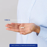 Pure Encapsulations NAC 600 mg, etiqueta trasera, indicaciones generales