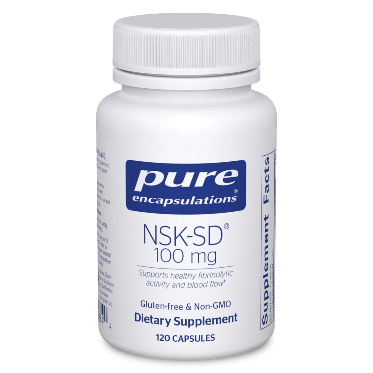 Pure Encapsulations NSK-SD, botella de 120 cápsulas para apoyar la circulación.