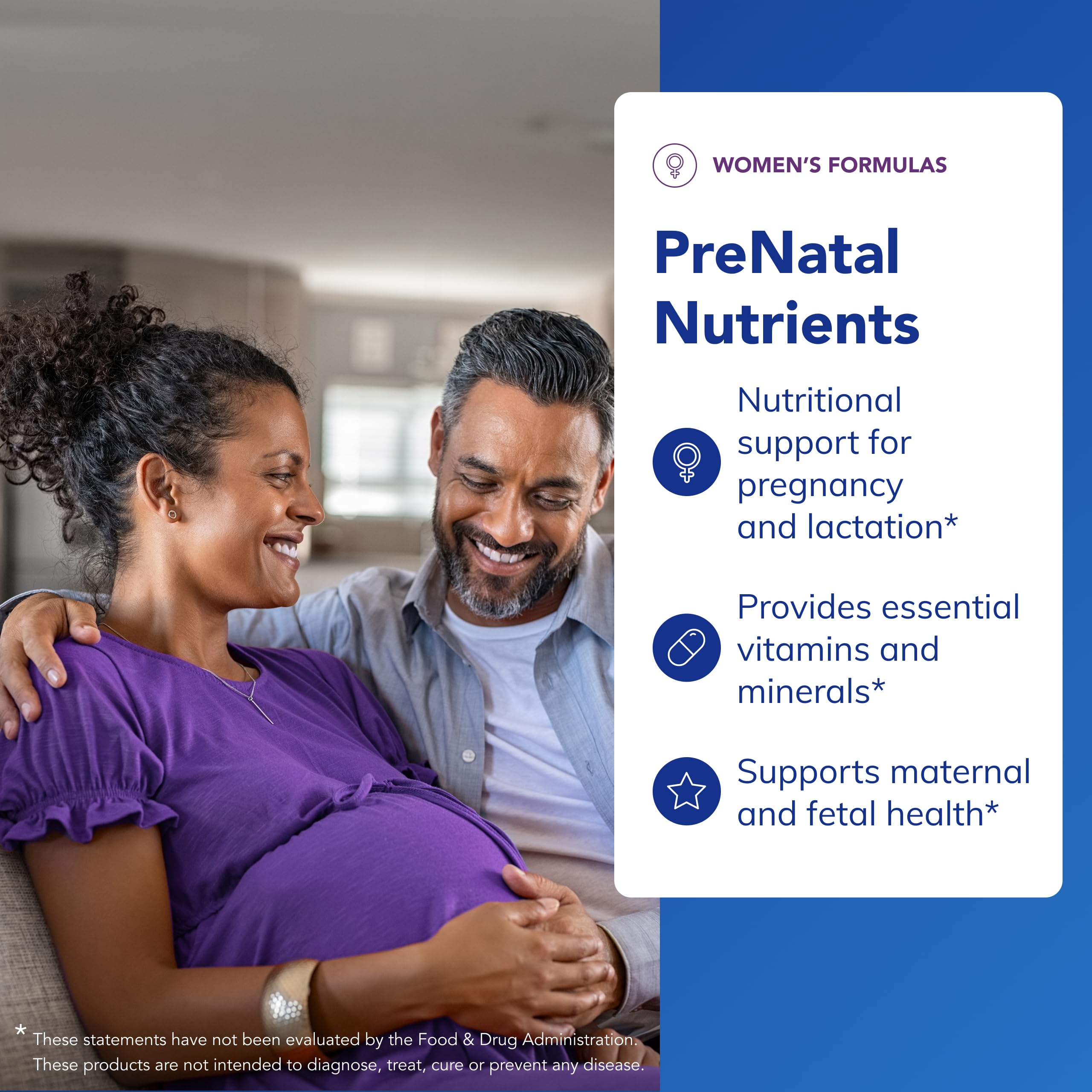 Capsulas de Pure Encapsulations Nutrientes Prenatales faciles de tragar